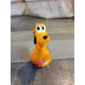 Pluto the dog with food bowl Disney toy figure 1996 superior